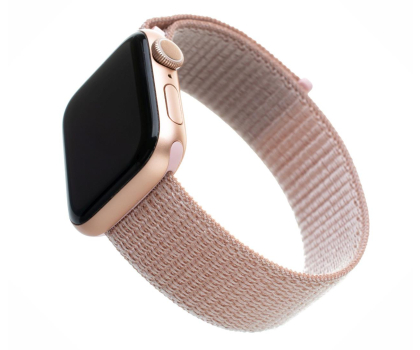 Pasek i akcesoria do zegarków FIXED Nylon Strap do Apple Watch rose gold FIXNST-436-ROGD